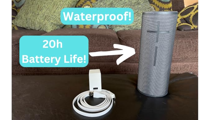 アルティメットイヤーズ BOOM3 黒 中古 Ultimate Ears Boom 3 Portable Bluetooth Speaker - Black for
